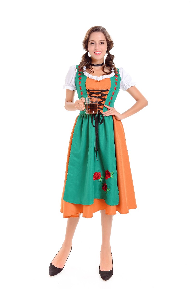 F1790 Ladies Traditional Bavarian Girl Fancy Dress Costume